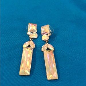 AB stone prom/pageant earrings